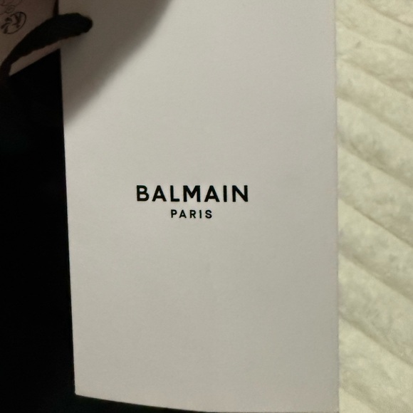 Balmain Black Animal Print Embroidered Cap - Picture 8 of 10